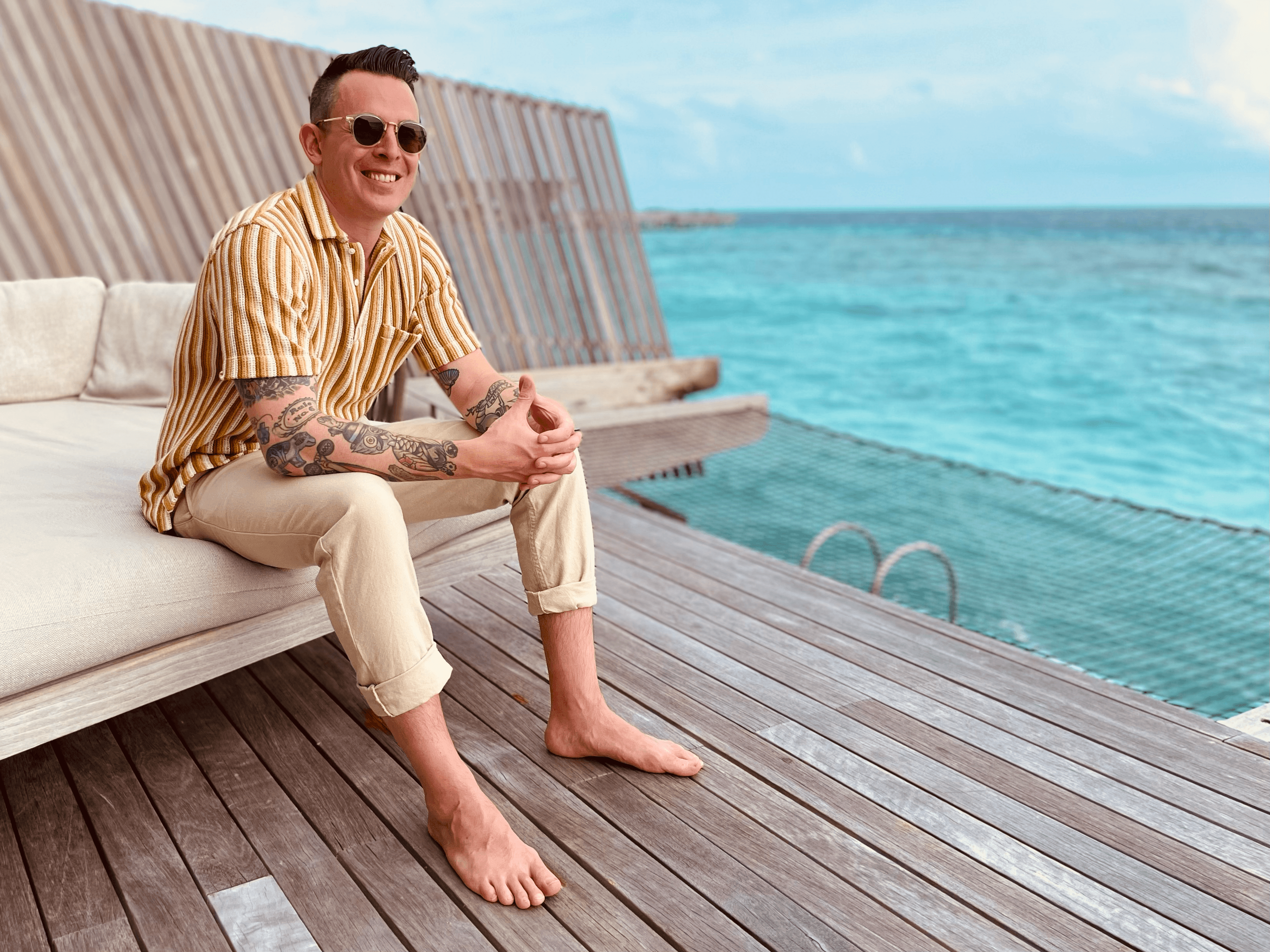 Joe enjoying an outdoor adventure