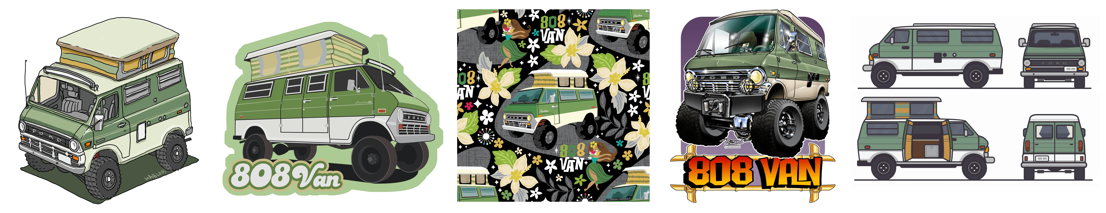 808Van artwork